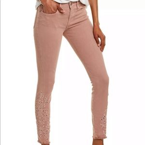 NWT Frame Denim Le Skinny De Jeanne Dusty Rose 24